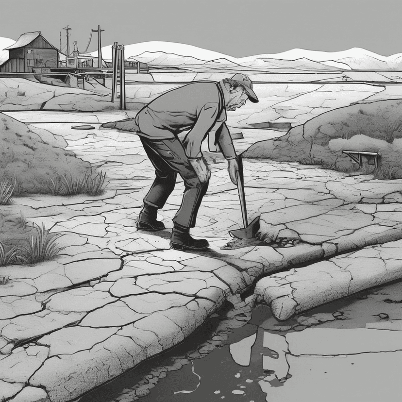 They approved the map. The canal's still dry.